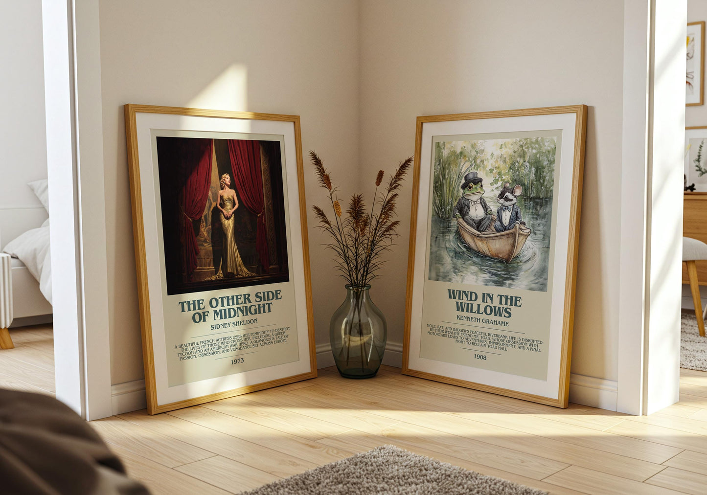 The Other Side Of Midnight by Sidney Sheldon | Descriptive Book Poster | Modern