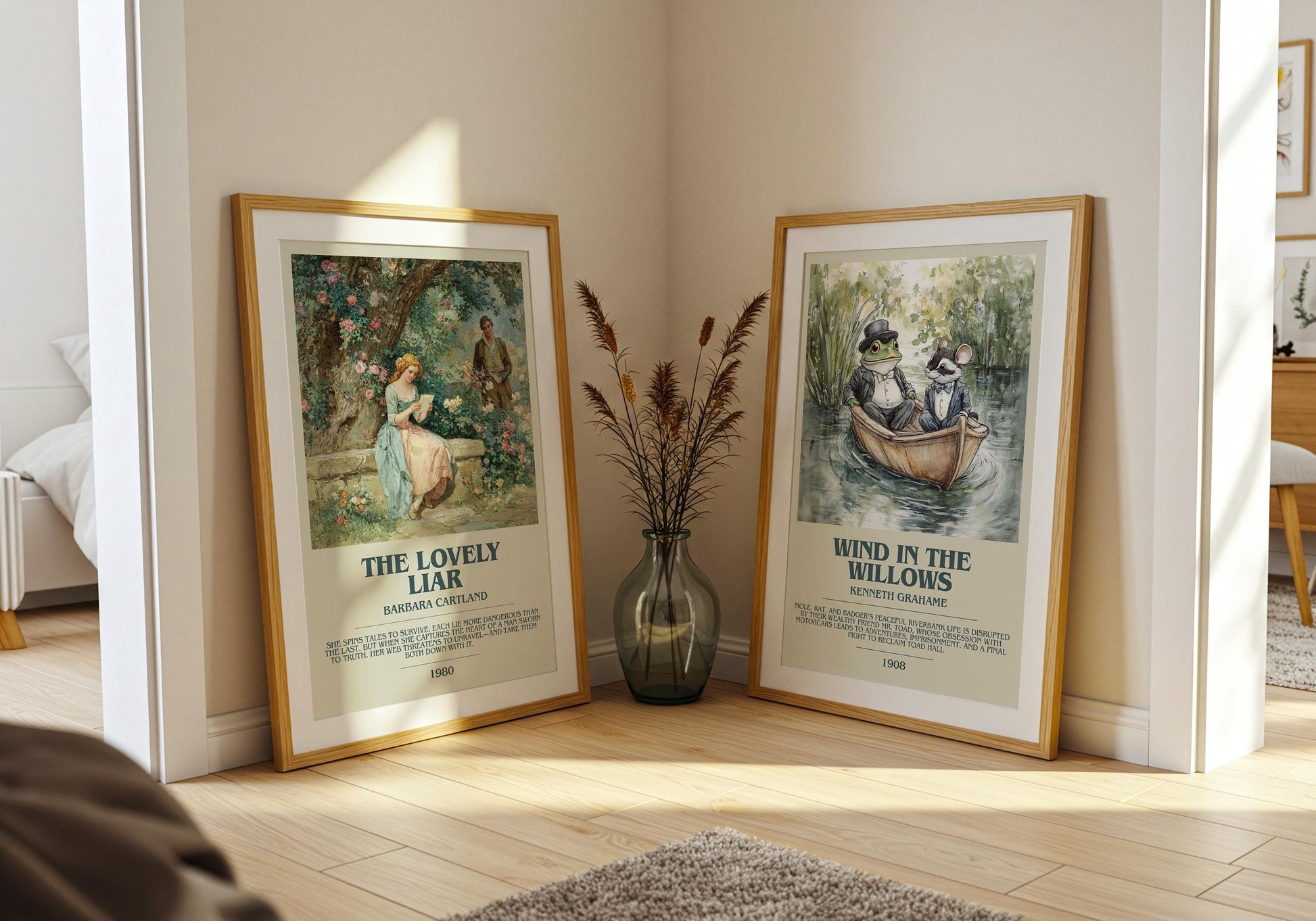 The Lovely Liar by Barbara Cartland | Descriptive Book Poster | Modern