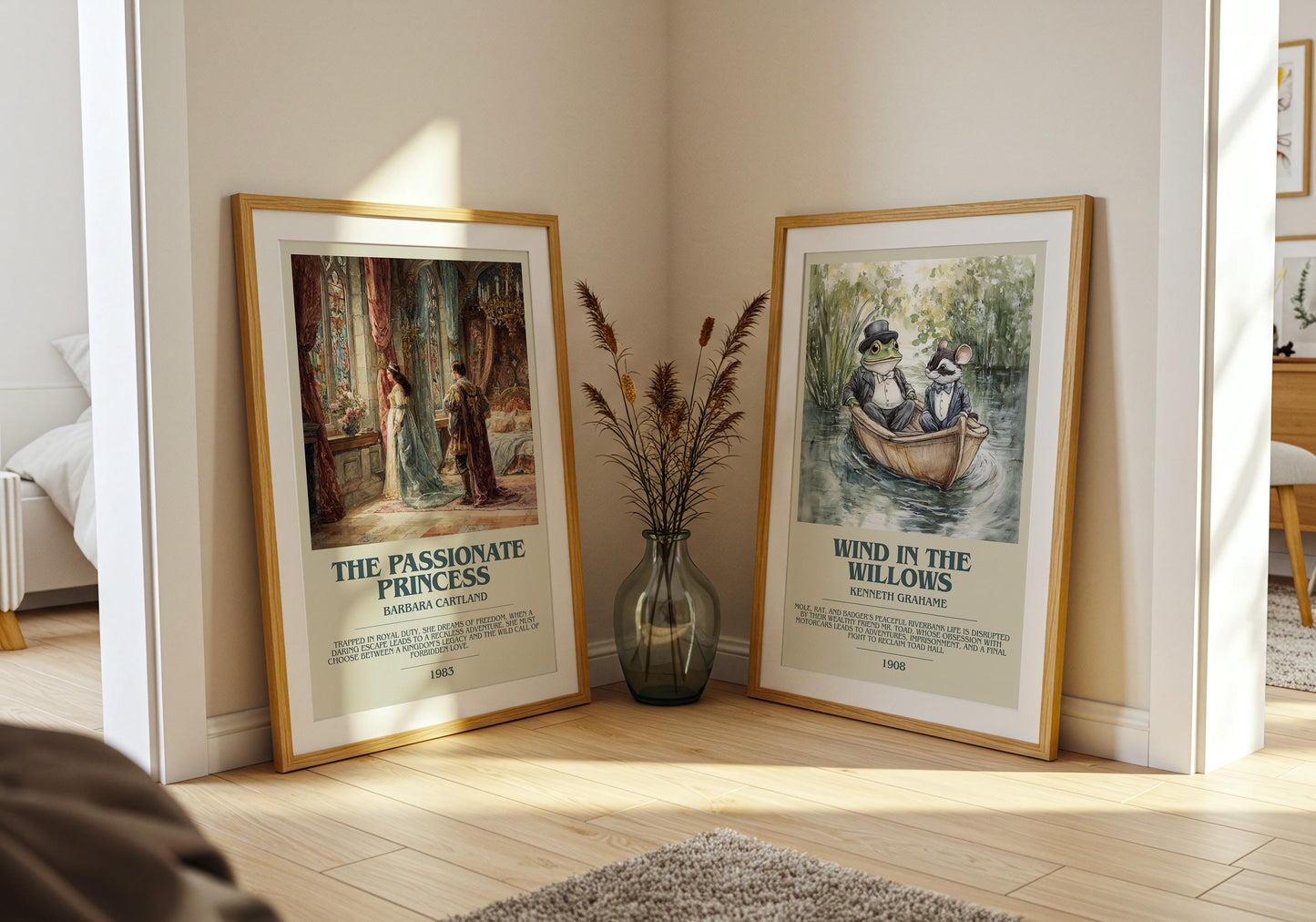 The Passionate Princess by Barbara Cartland | Descriptive Book Poster | Modern