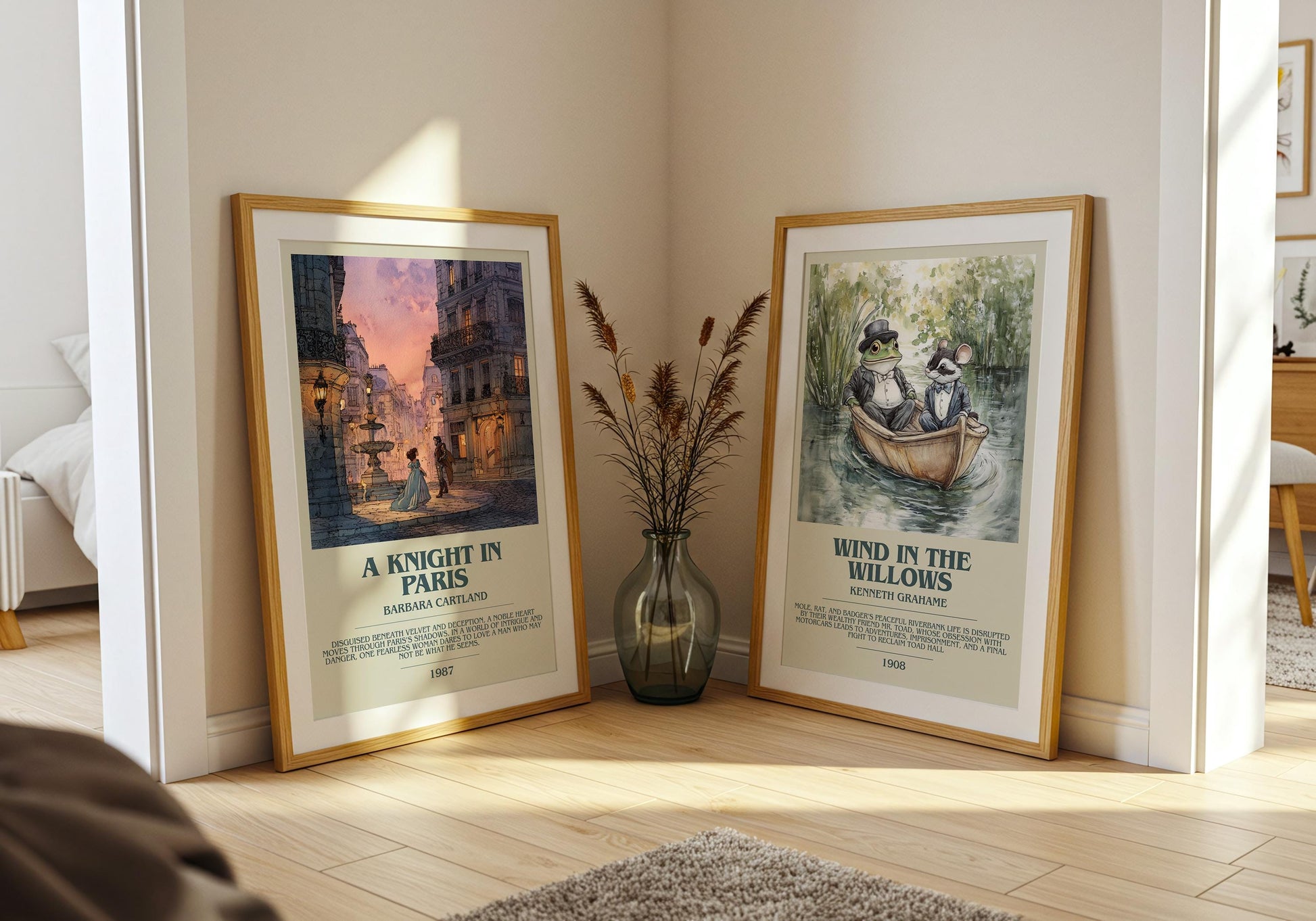 The Knight In Paris by Barbara Cartland | Descriptive Book Poster | Modern