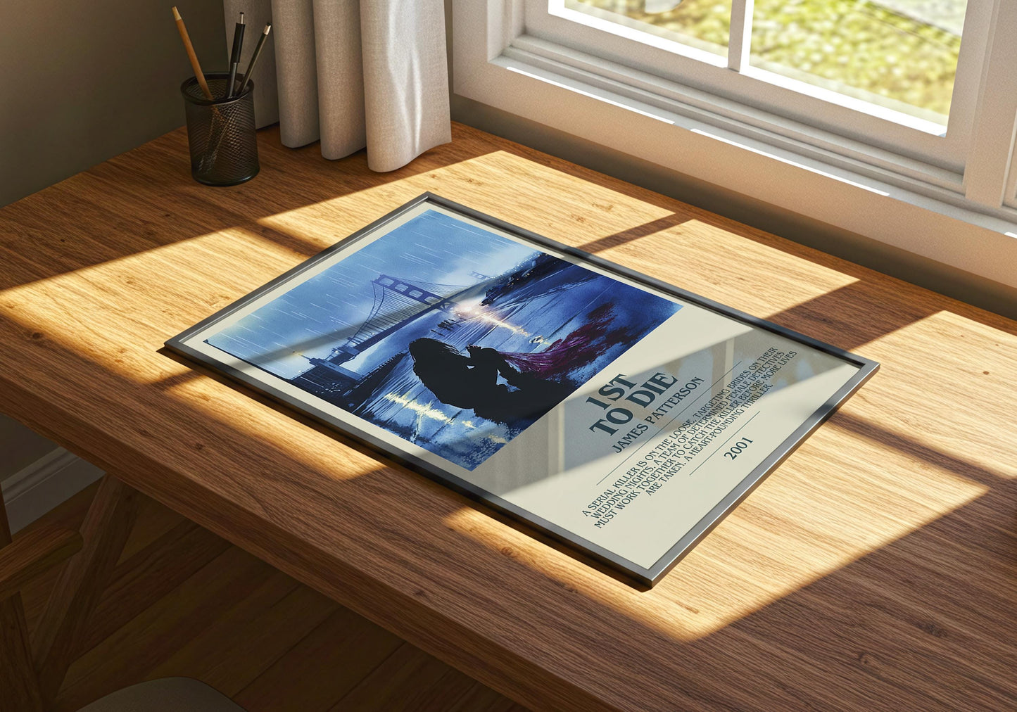 1st To Die by James Patterson | Descriptive Book Poster | Modern