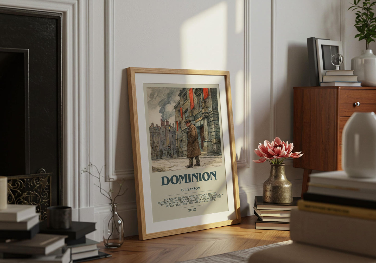 Dominion by C.J Sansom | Descriptive Book Poster | Modern