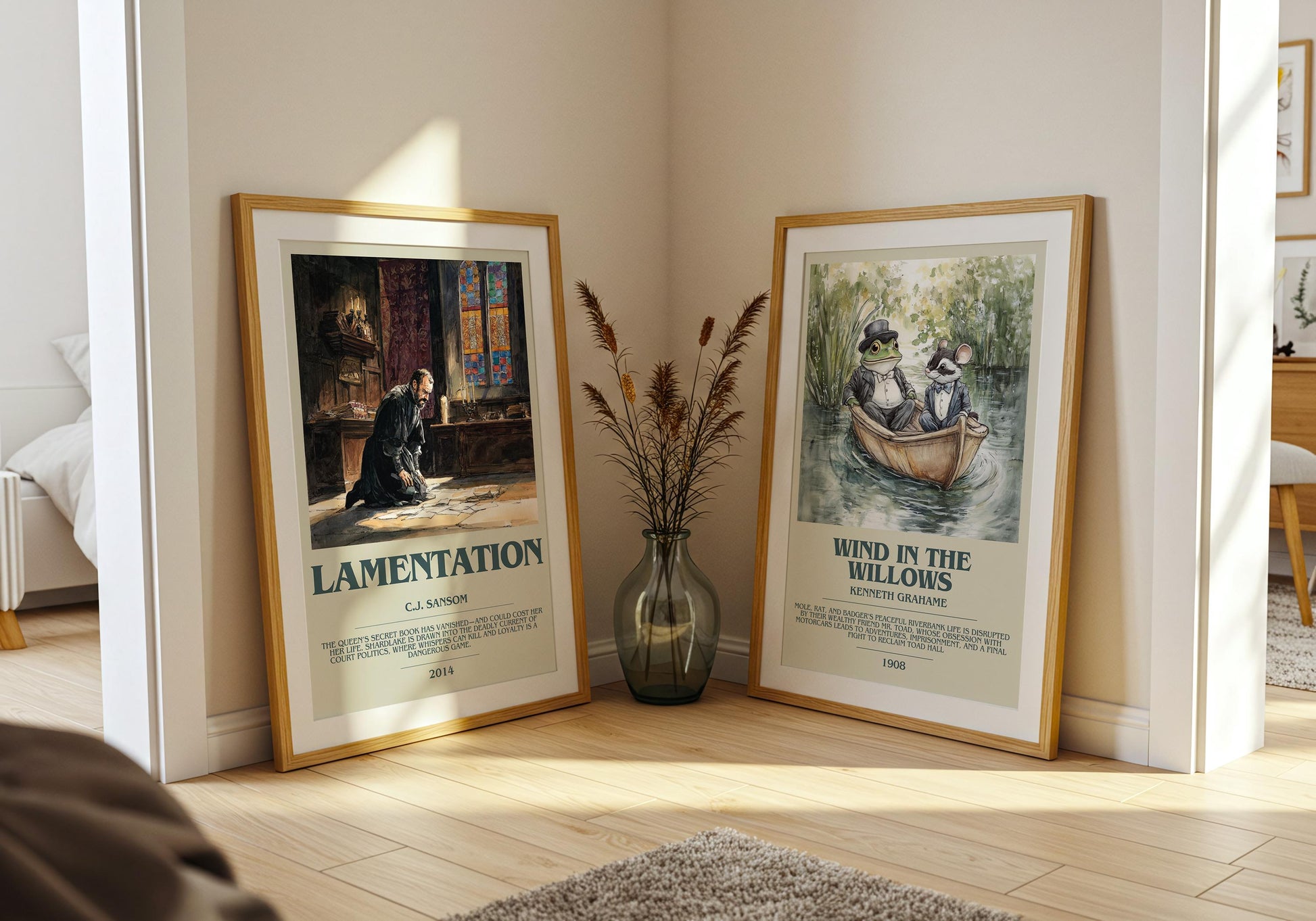 Lamentation by C.J Sansom | Descriptive Book Poster | Modern