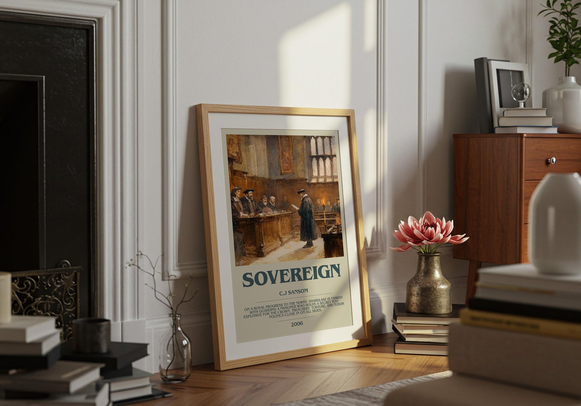Sovereign by C.J Sansom | Descriptive Book Poster | Modern