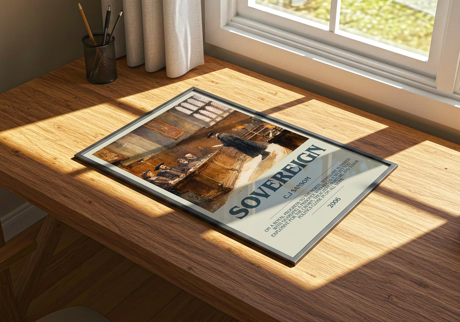 Sovereign by C.J Sansom | Descriptive Book Poster | Modern