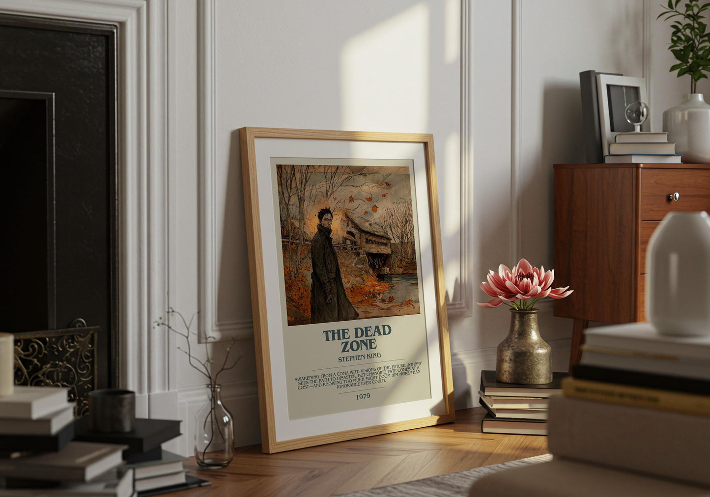 The Dead Zone by Stephen King | Descriptive Book Poster | Modern