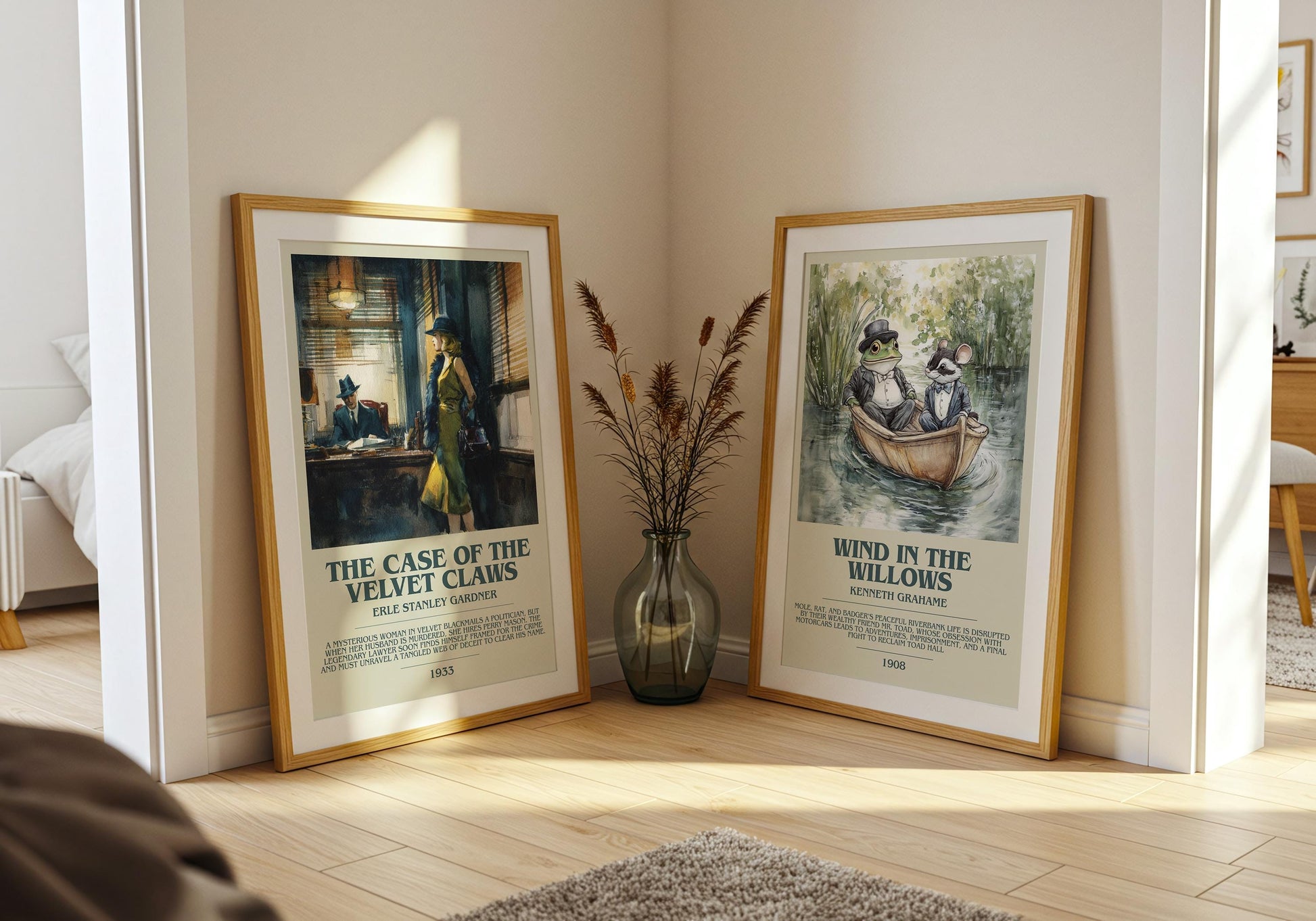 The Case of the Velvet Claws by Erle Stanley Gardner | Descriptive Book Poster | Modern