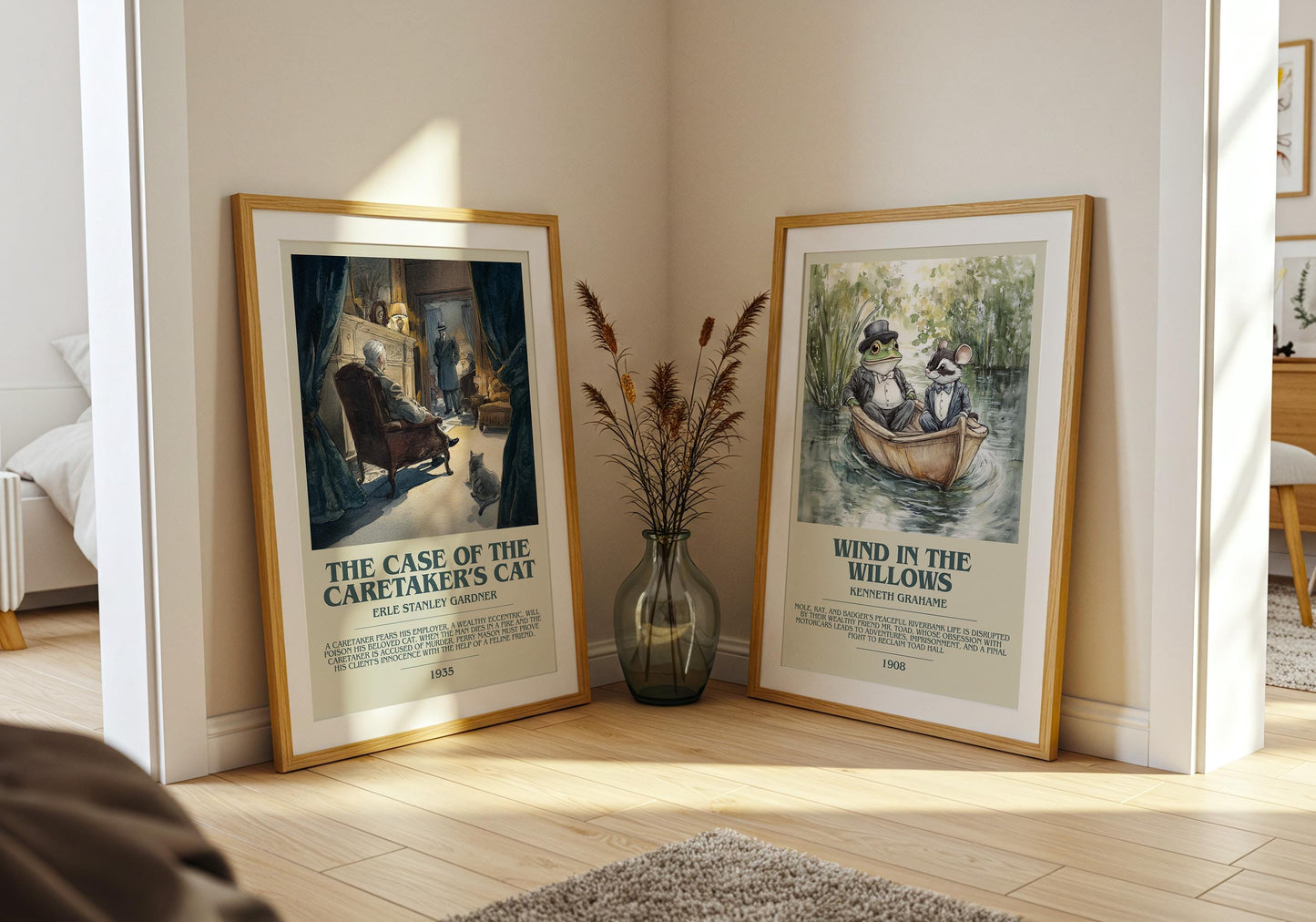 The Case of the Caretakers Cat by Erle Stanley Gardner | Descriptive Book Poster | Modern