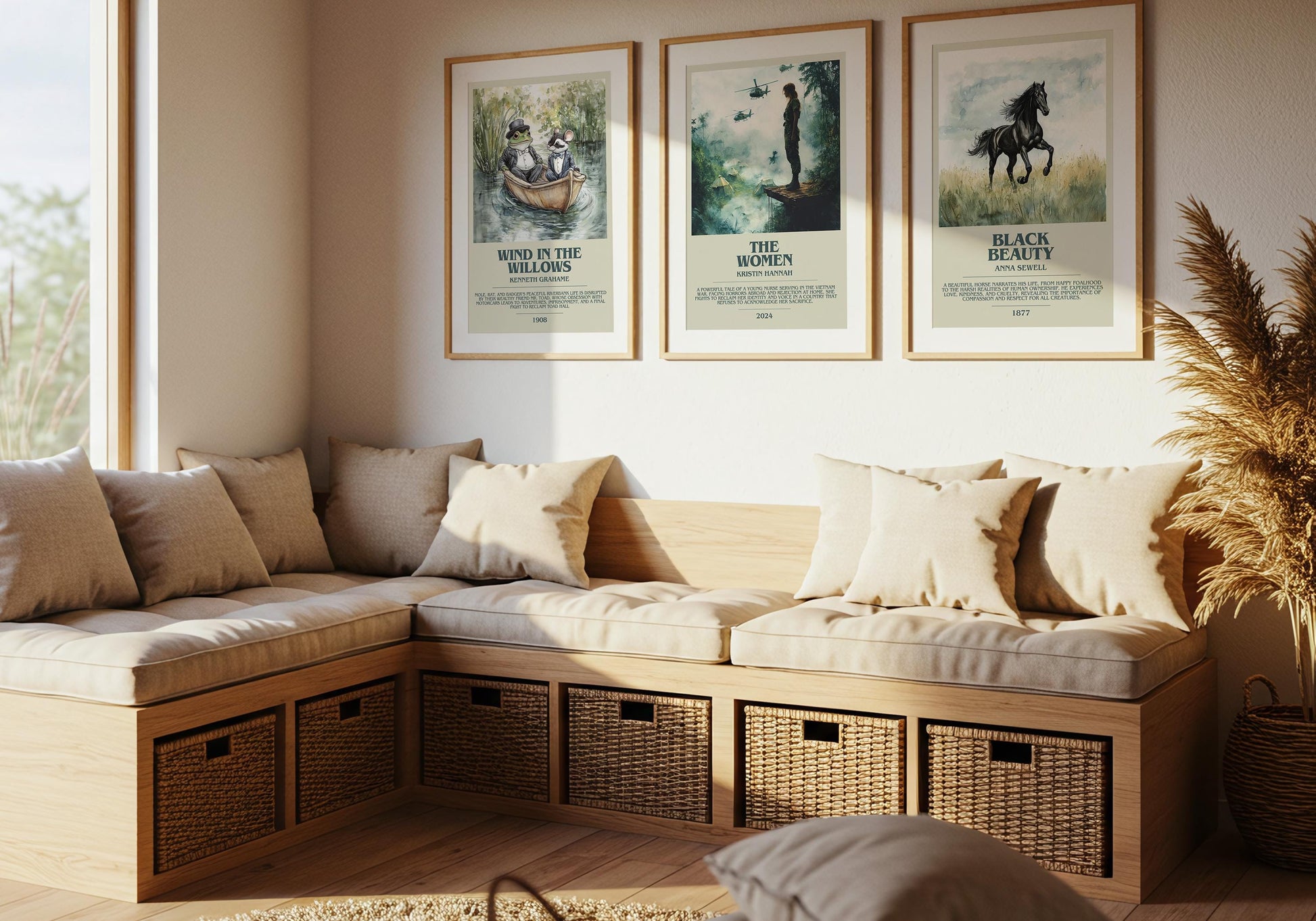 The Women by Kirstin Hannah | Descriptive Book Poster | Modern