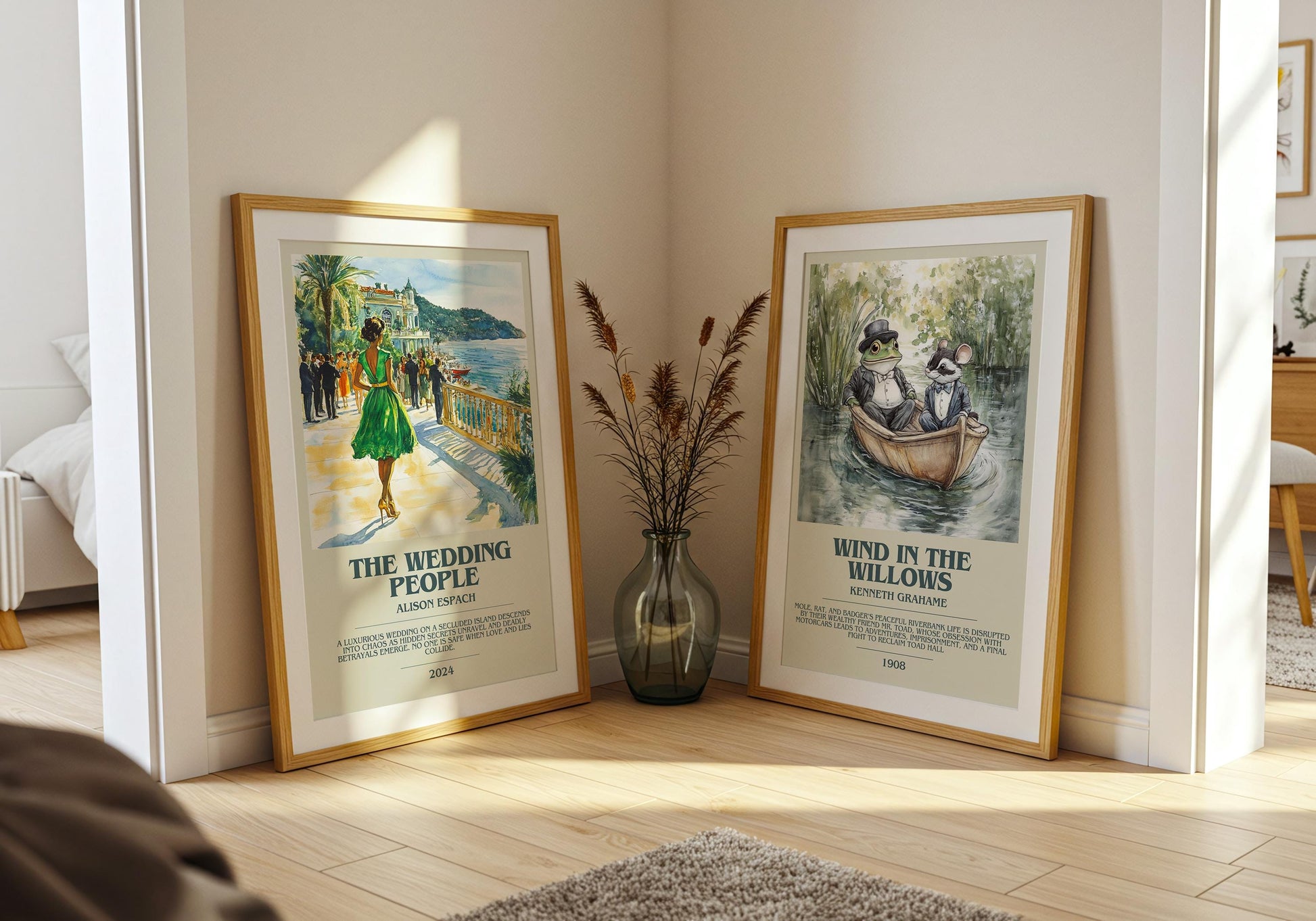 The Wedding People by Alison Espach Descriptive Poster Print. Free Delivery Wall Art Author & Blurb Book Artwork Novel Modern Gift