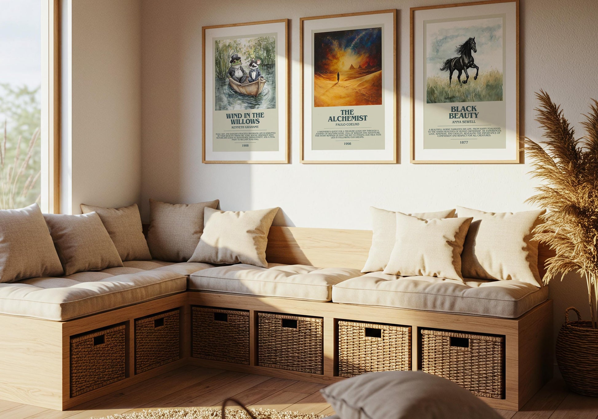 The Alchemist by Paul Coelho | Descriptive Book Poster | Modern