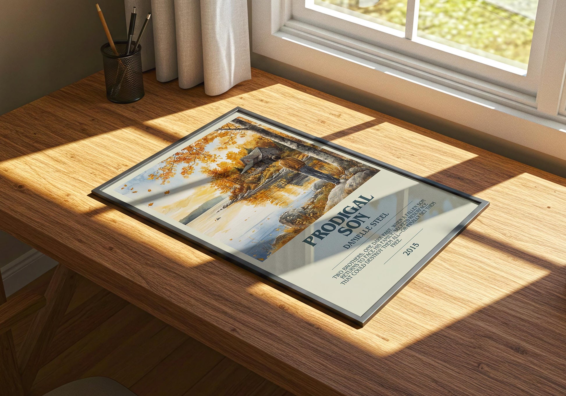 Prodigal Son by Danielle Steel | Descriptive Book Poster | Modern