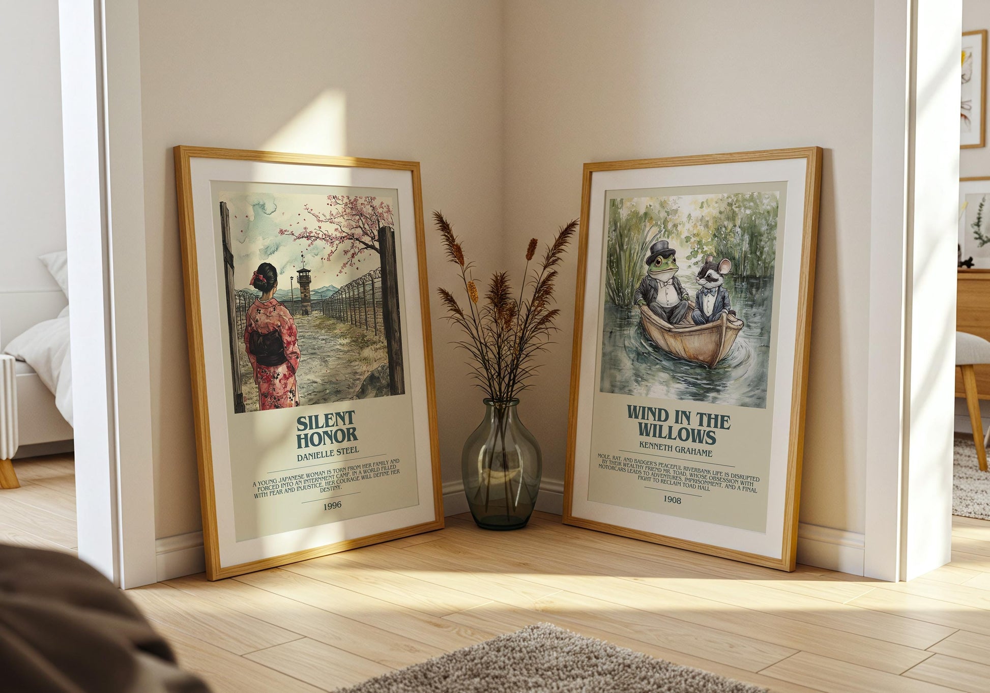 Silent Honor by Danielle Steel Descriptive Poster Print. Free Delivery Wall Art Author & Blurb Book Artwork Novel Modern Gift