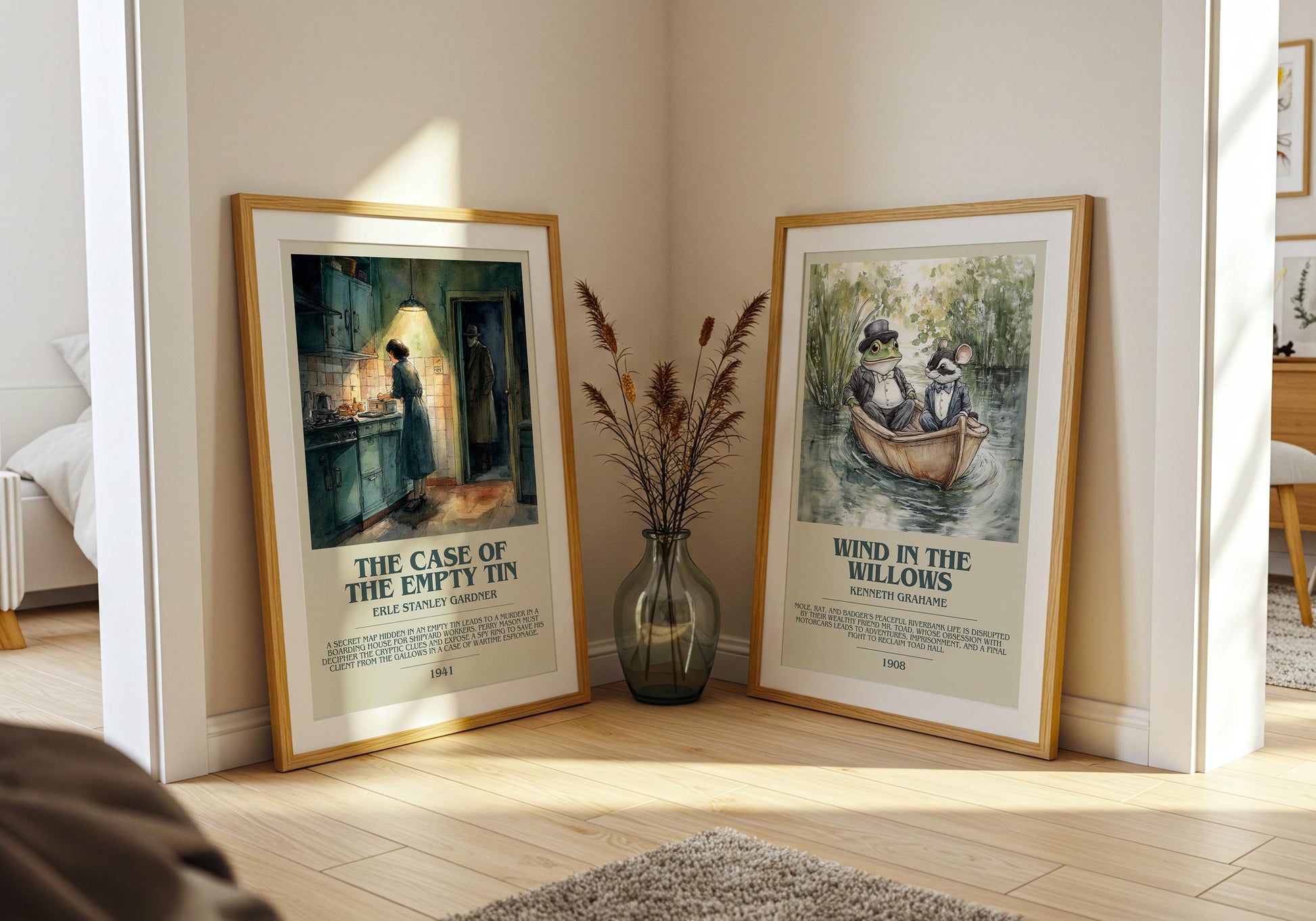 The Case of the Empty Tins by Erle Stanley Gardner | Descriptive Book Poster | Modern