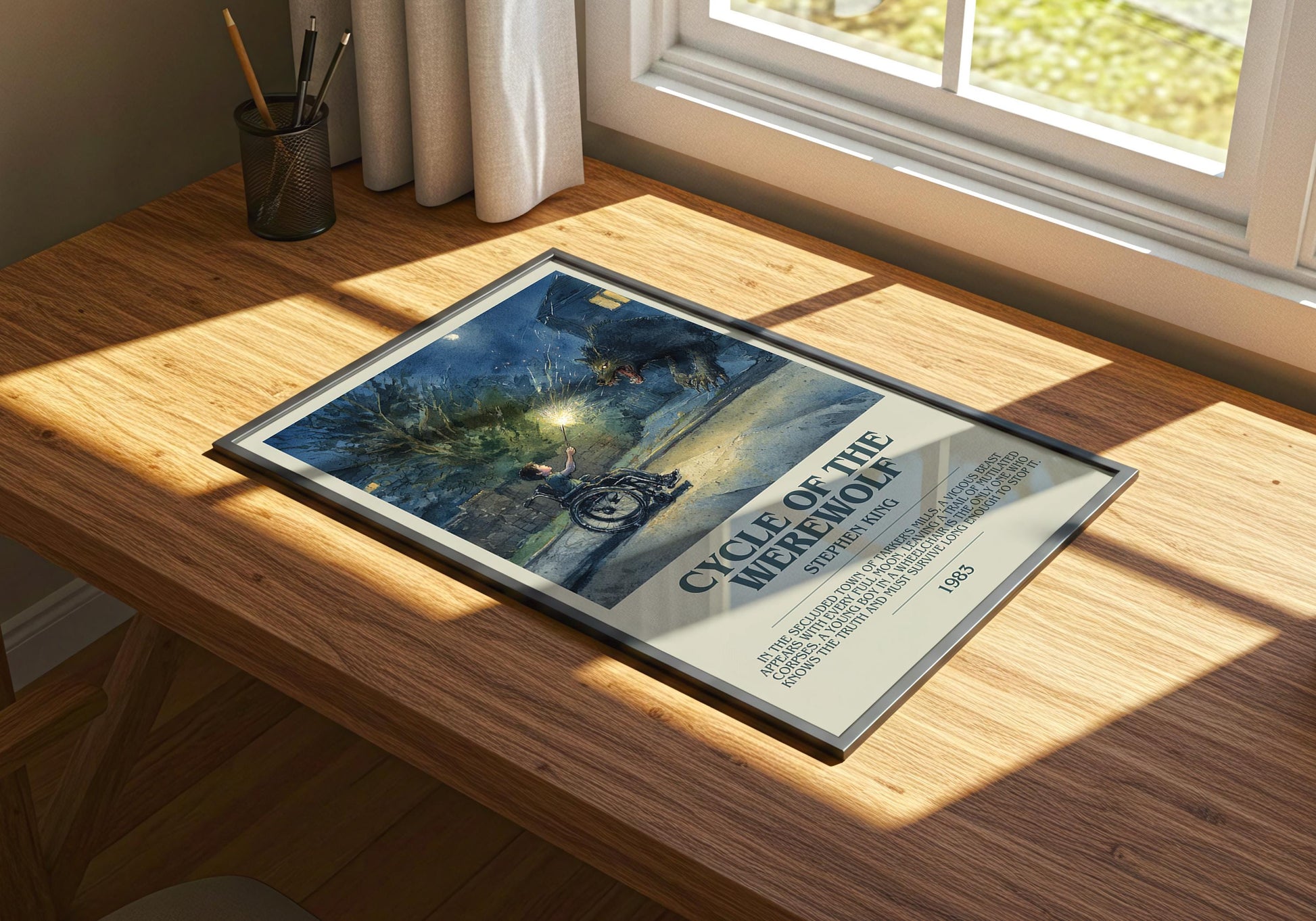 Cycle Of The Werewolf by Stephen King | Descriptive Book Poster | Modern