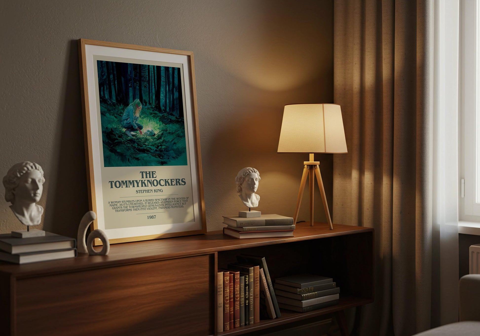 The Tommyknockers by Stephen King | Descriptive Book Poster | Modern