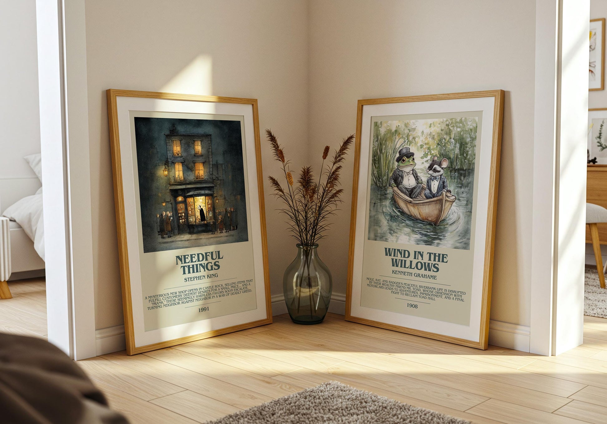 Needful Things by Stephen King | Descriptive Book Poster | Modern