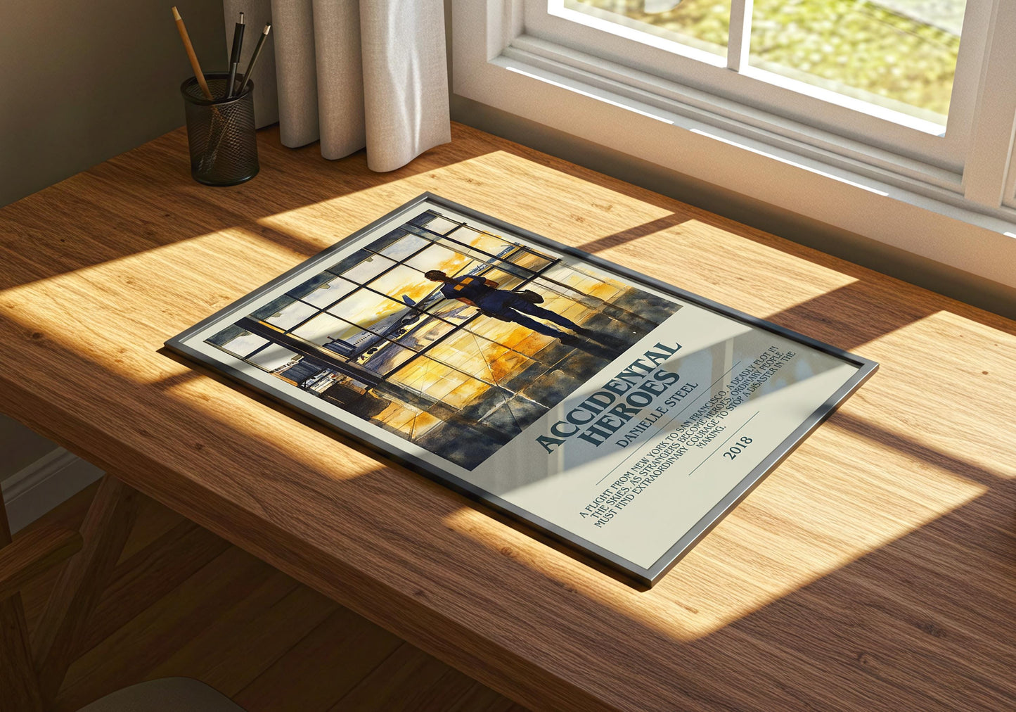 Accidental Heroes by Danielle Steel | Descriptive Book Poster | Modern