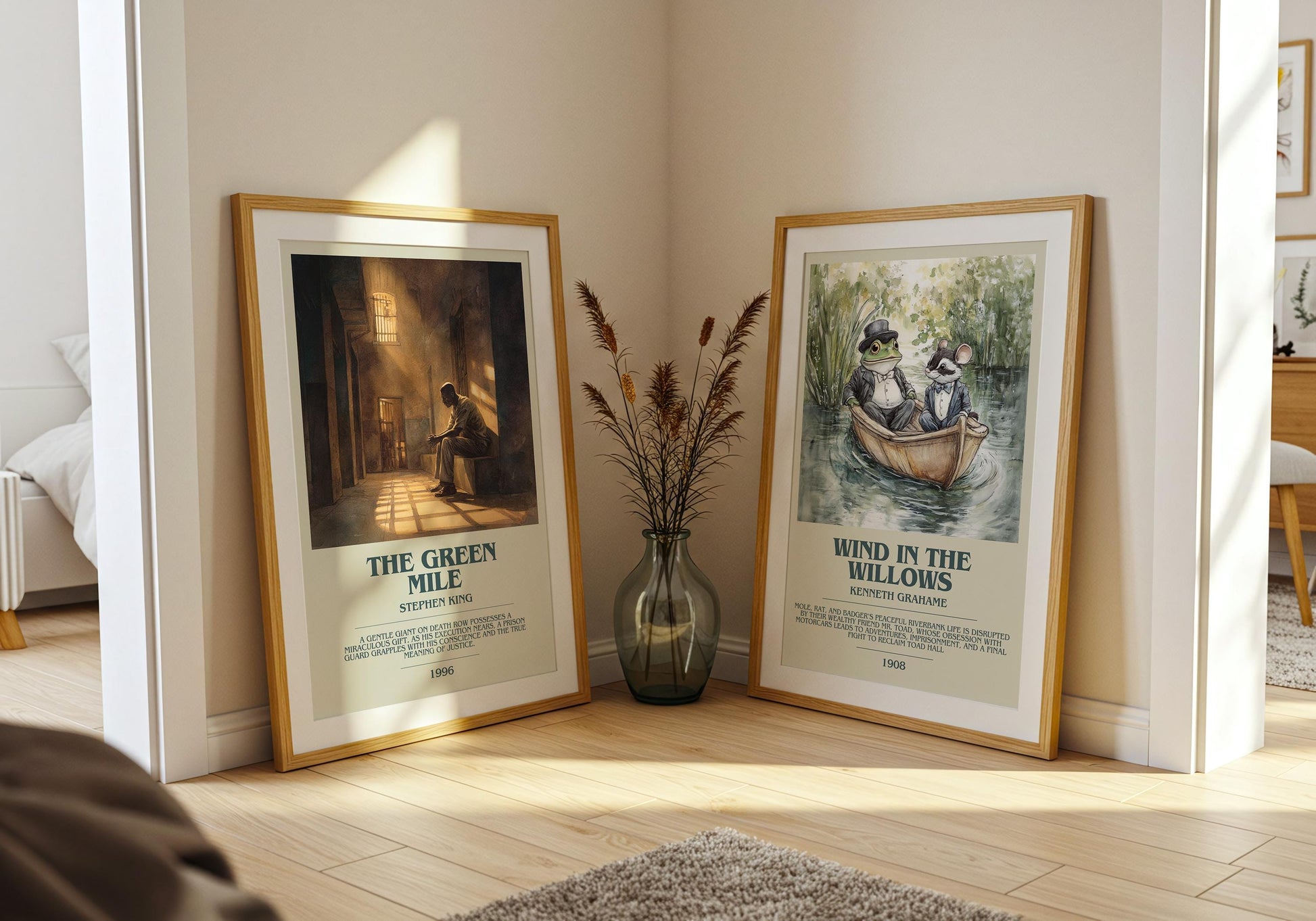 The Green Mile by Stephen King | Descriptive Book Poster | Modern