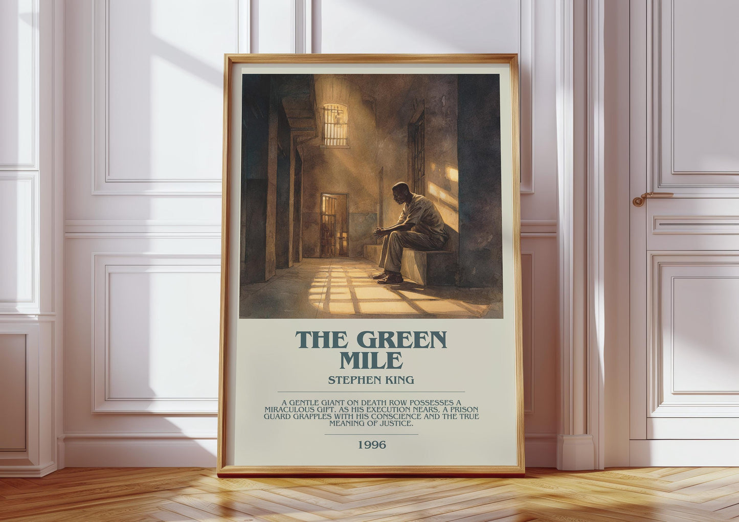 The Green Mile by Stephen King | Descriptive Book Poster | Modern