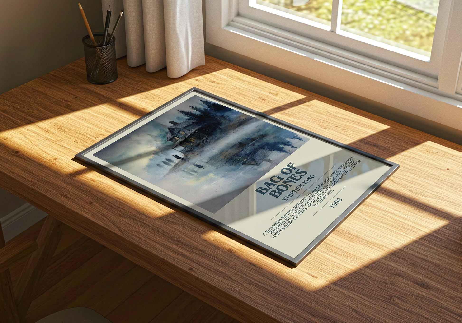 Bag of Bones by Stephen King | Descriptive Book Poster | Modern