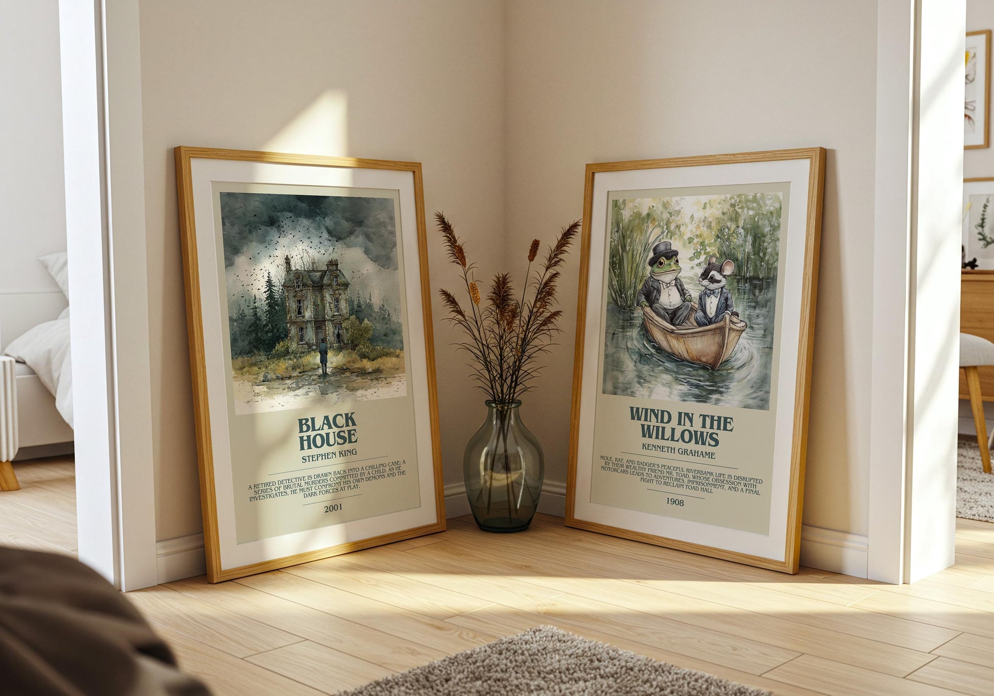 Black House by Stephen King | Descriptive Book Poster | Modern