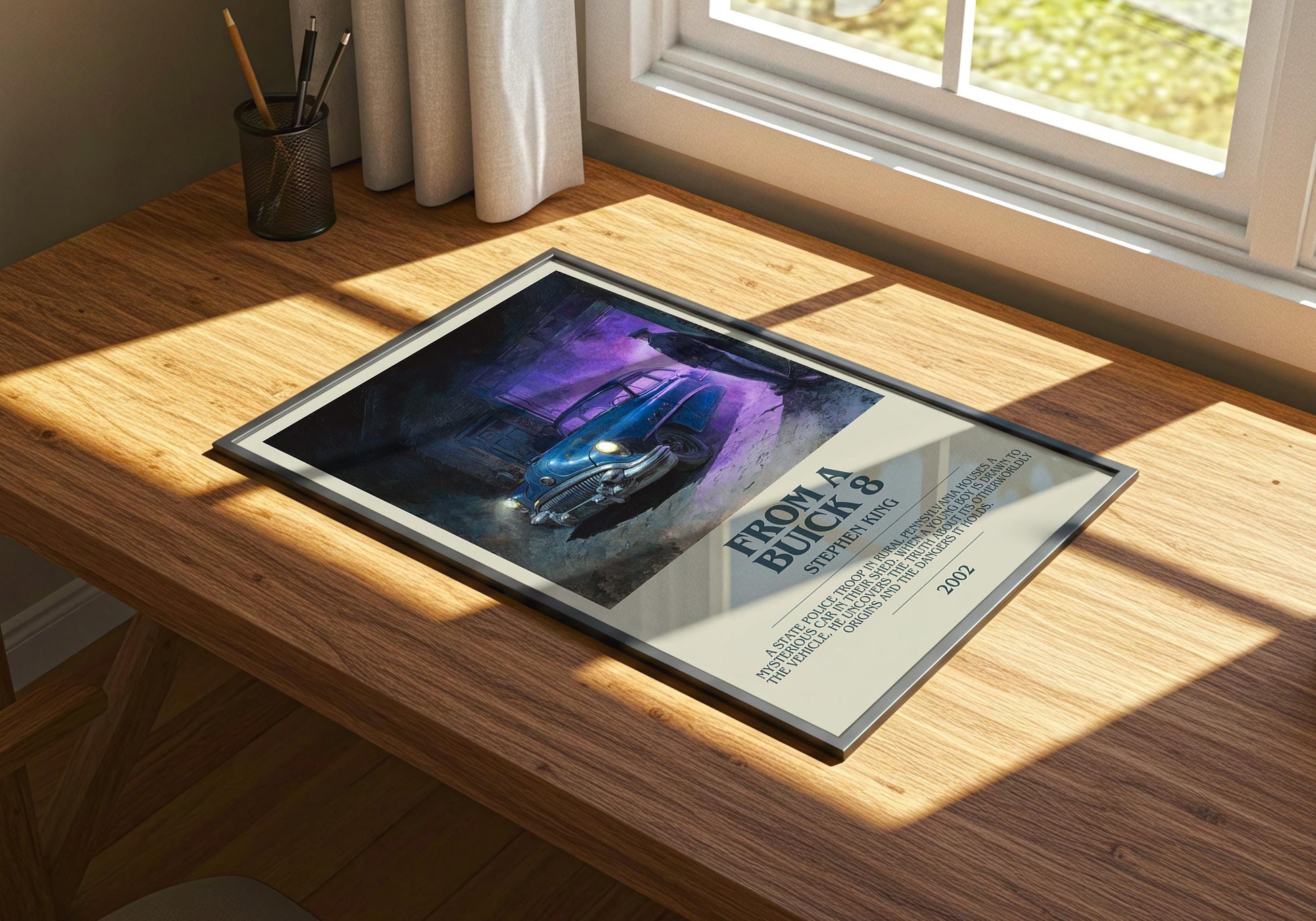 From a Buick 8 by Stephen King | Descriptive Book Poster | Modern