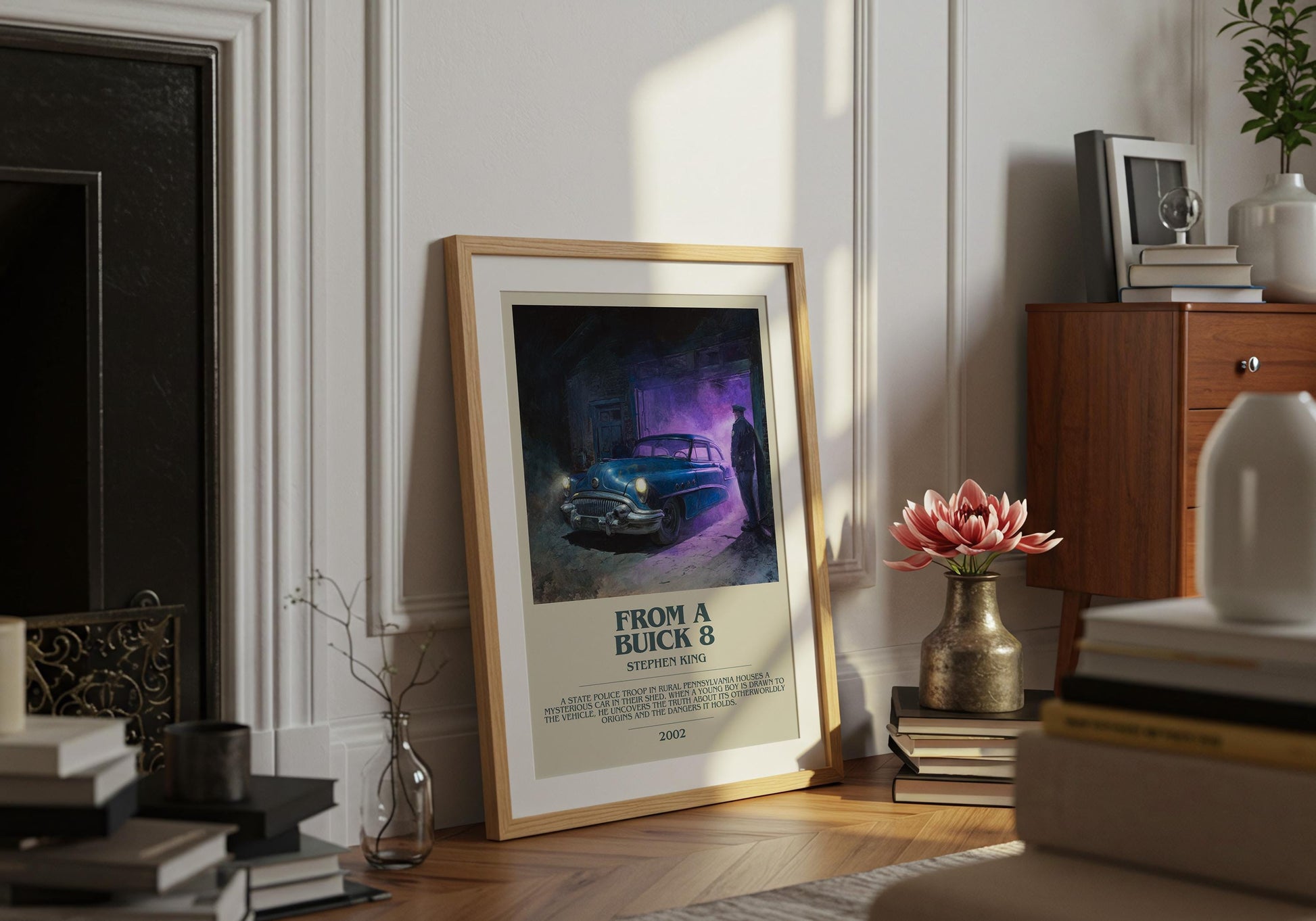 From a Buick 8 by Stephen King | Descriptive Book Poster | Modern