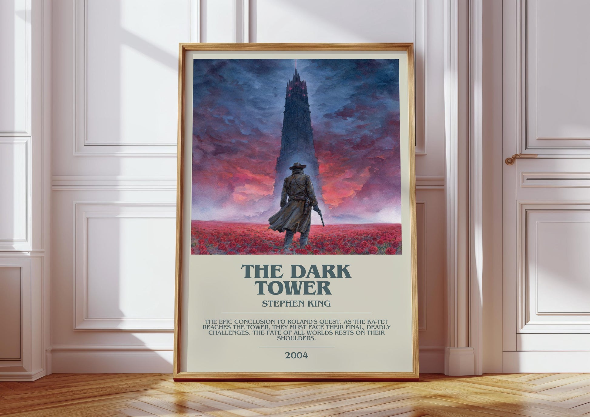 The Dark Tower by Stephen King | Descriptive Book Poster | Modern