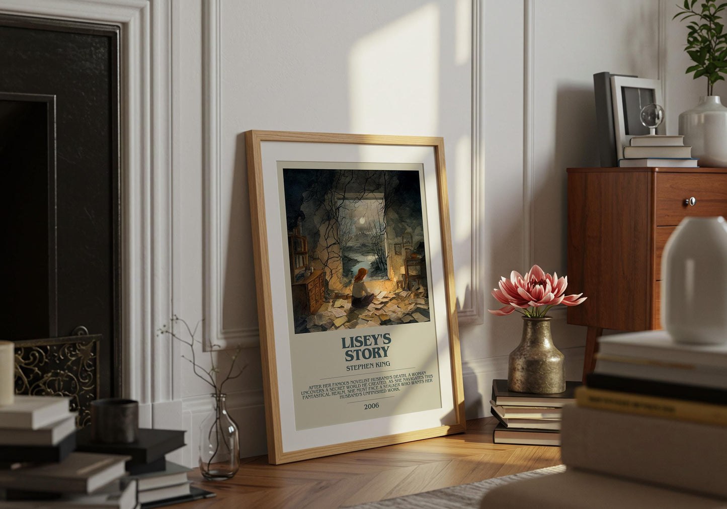 Lisey's Story by Stephen King | Descriptive Book Poster | Modern