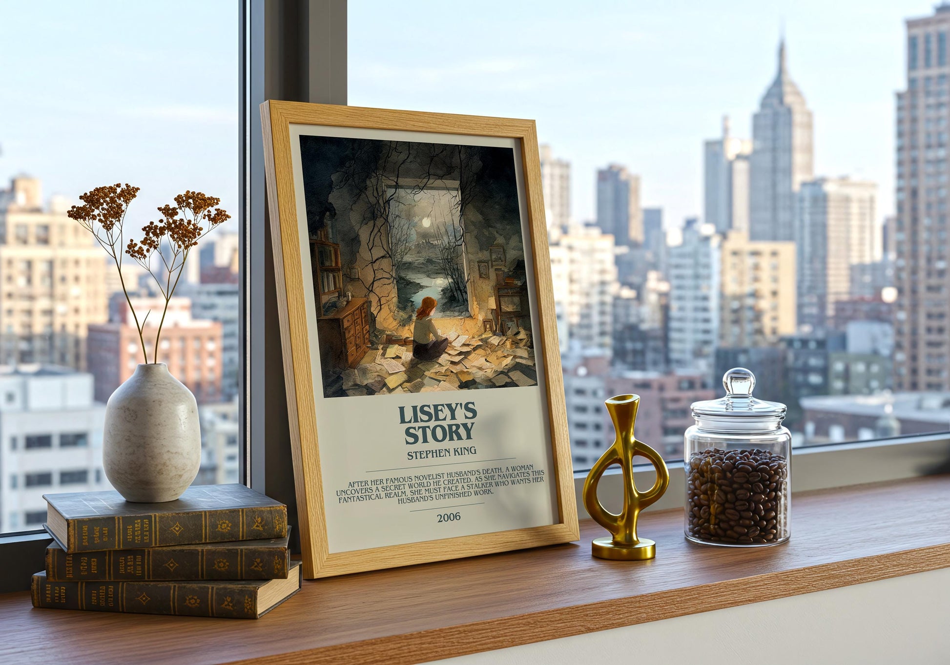 Lisey's Story by Stephen King | Descriptive Book Poster | Modern