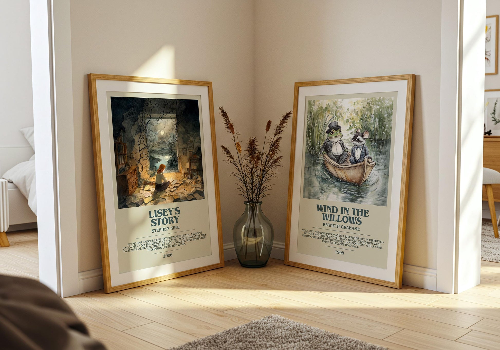 Lisey's Story by Stephen King | Descriptive Book Poster | Modern