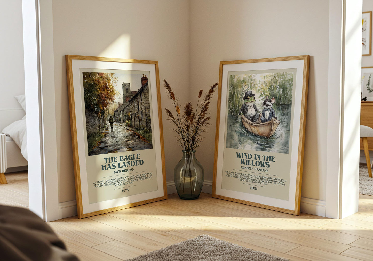 The Eagle Has Landed by Jack Higgins | Descriptive Book Poster | Modern