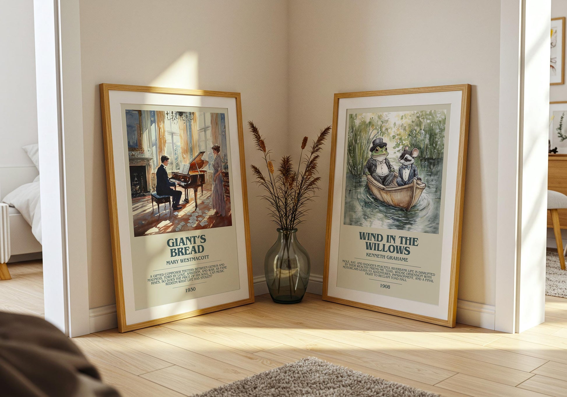 Giant's Bread by Mary Westmacott Descriptive Poster Print. Free Delivery Wall Art Author & Blurb Book Artwork Novel