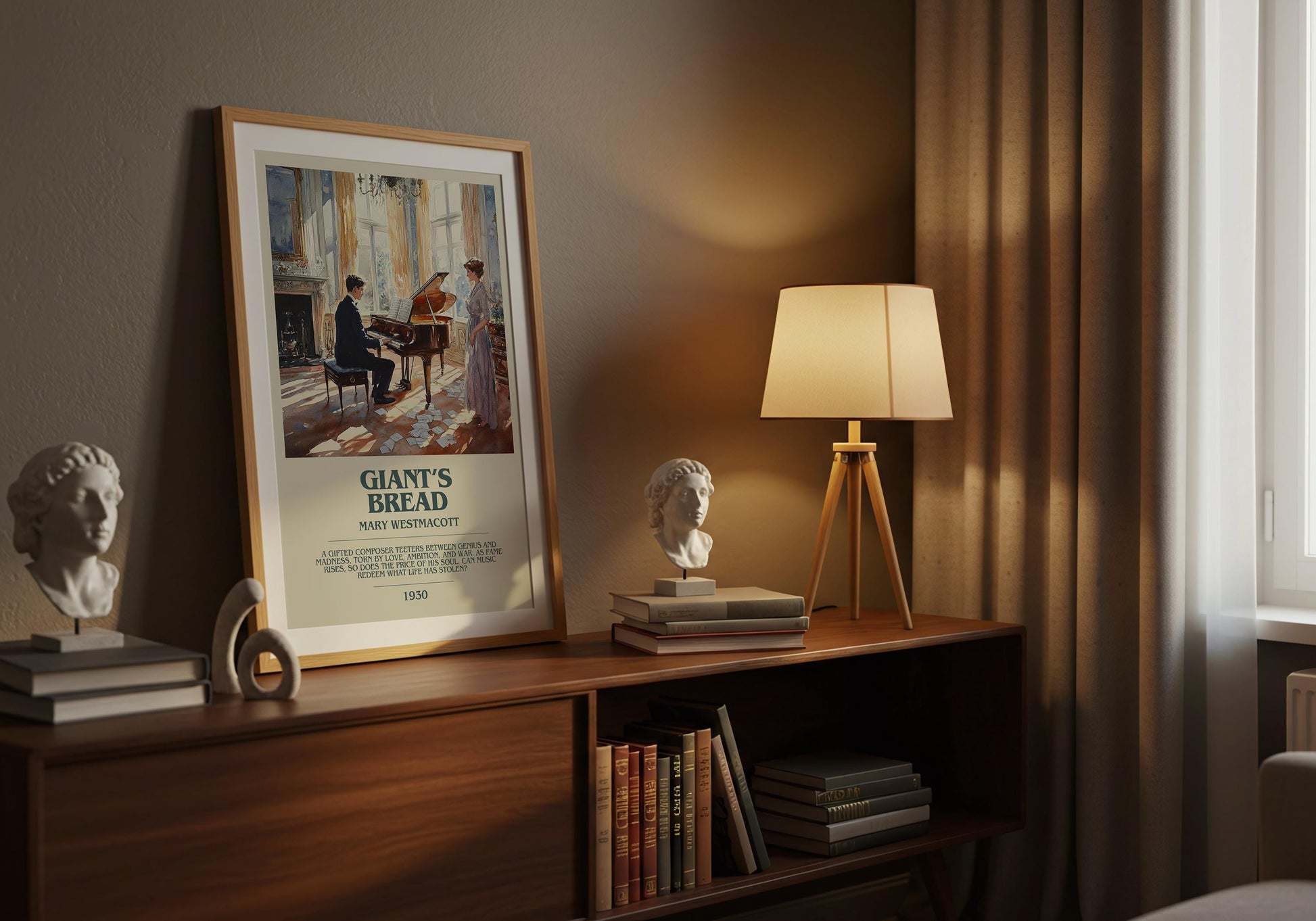 Giant's Bread by Mary Westmacott | Descriptive Book Poster | Modern