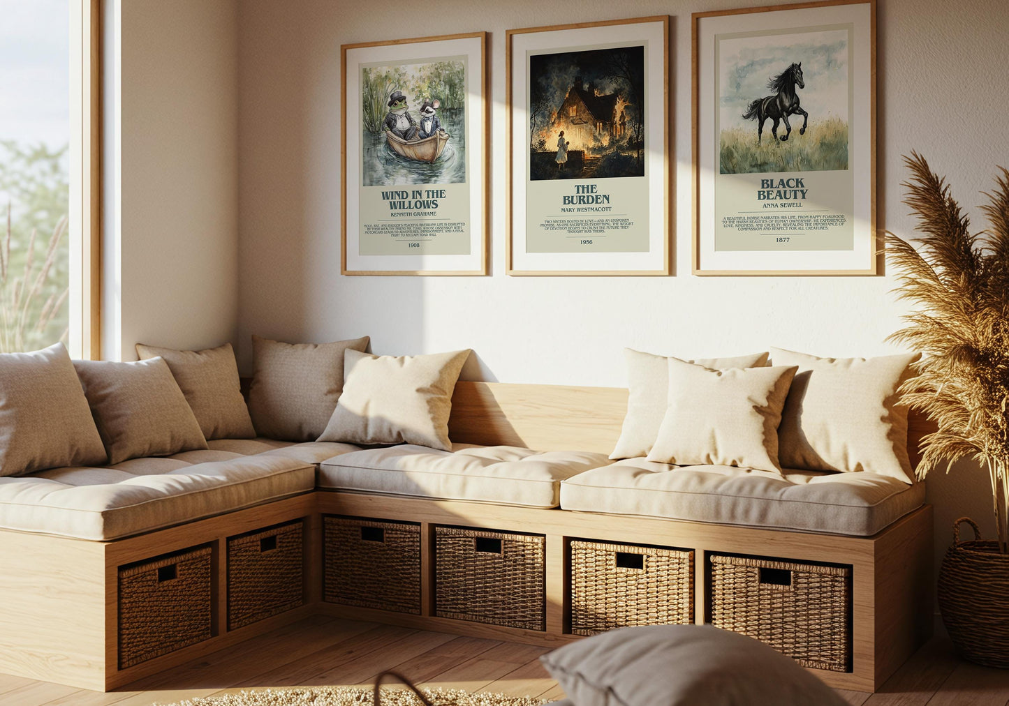 The Burden by Mary Westmacott | Descriptive Book Poster | Modern