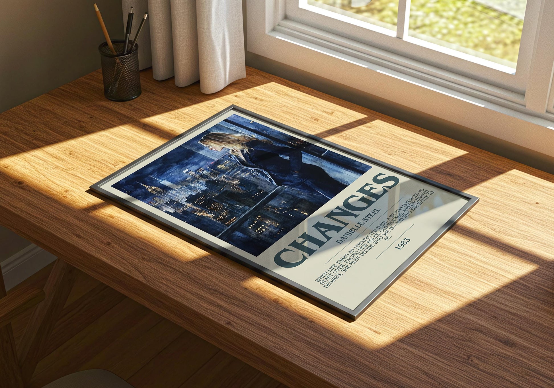 Changes by Danielle Steel | Descriptive Book Poster | Modern