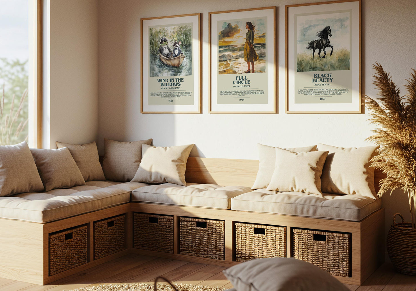 Full Circle by Danielle Steel Descriptive Poster Print. Free Delivery Wall Art Author & Blurb Book Artwork Novel