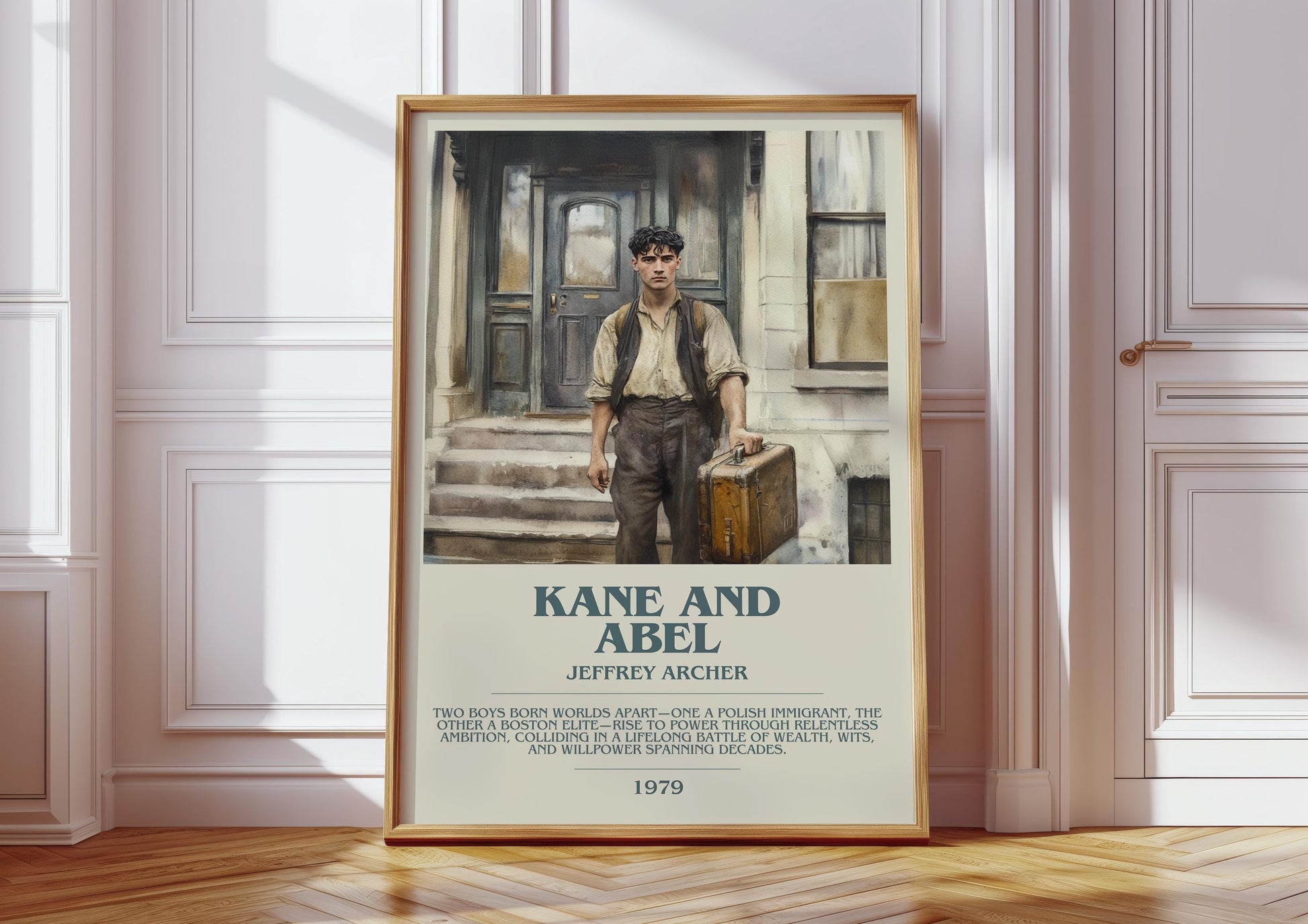 Kane and Abel by Jeffrey Archer | Descriptive Book Poster | Modern