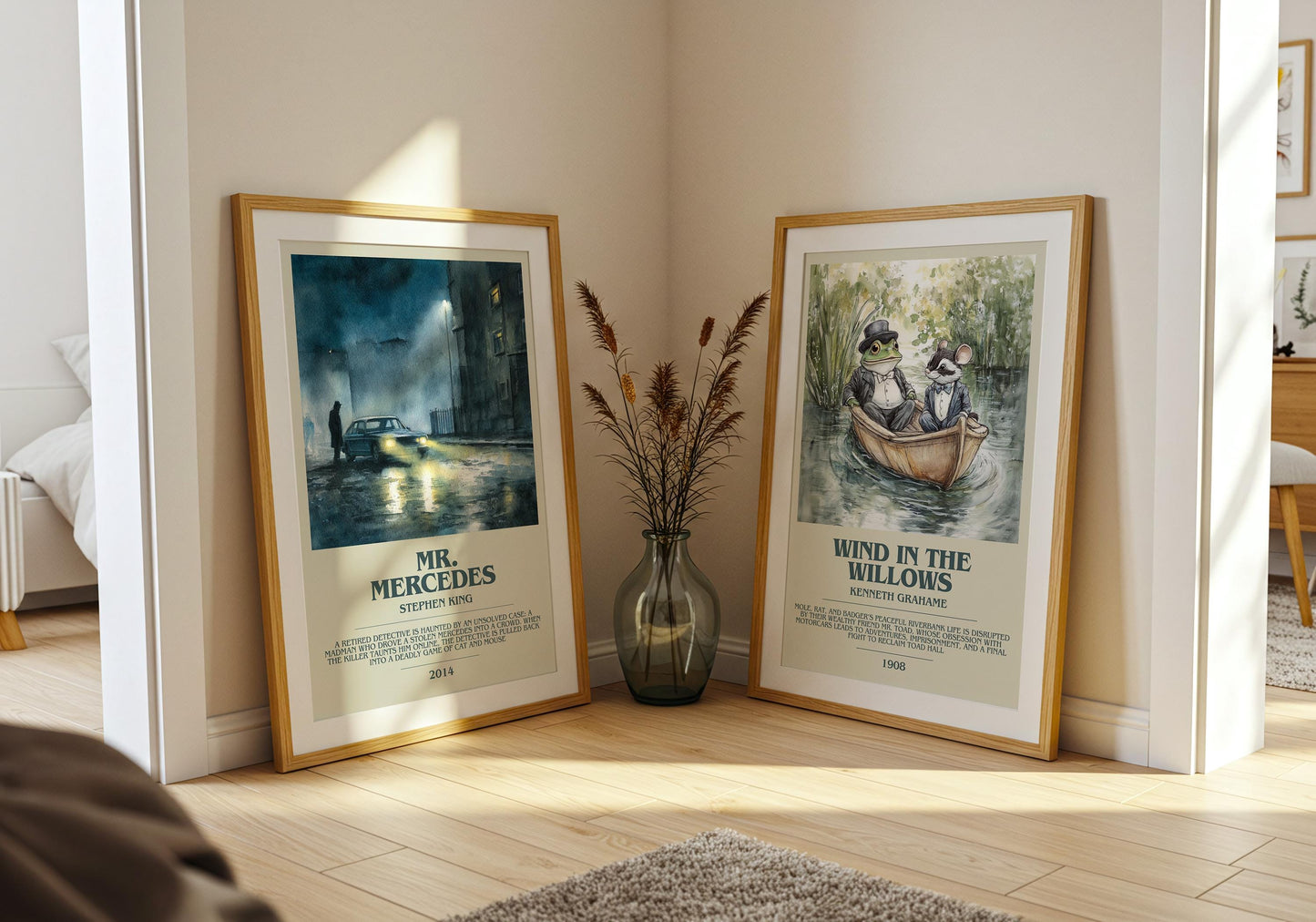 Mr. Mercedes by Stephen King | Descriptive Book Poster | Modern