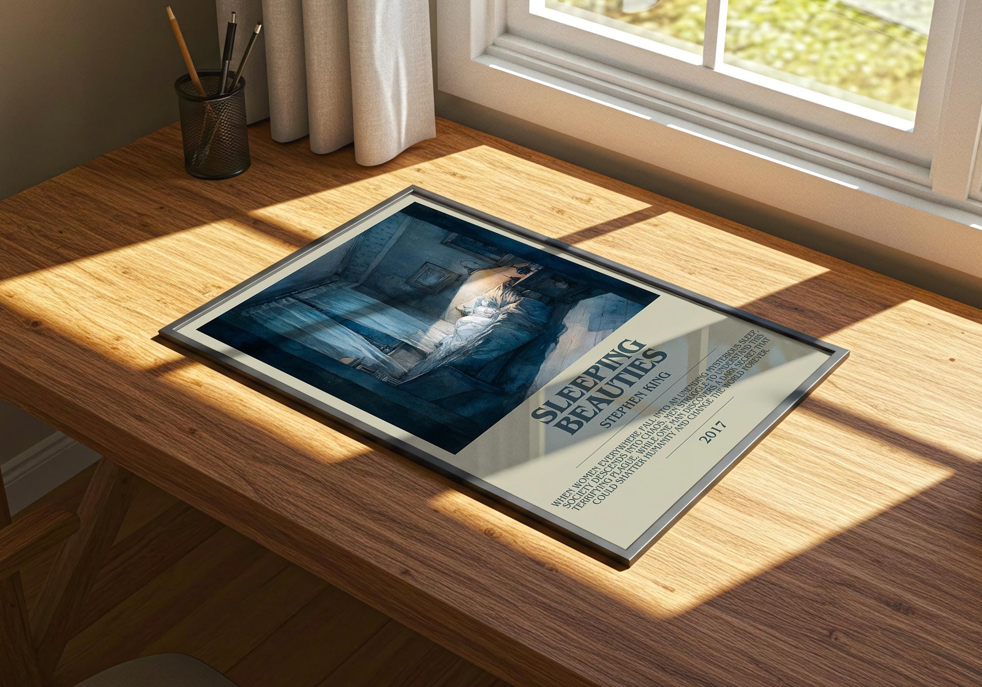 Sleeping Beauties by Stephen King | Descriptive Book Poster | Modern