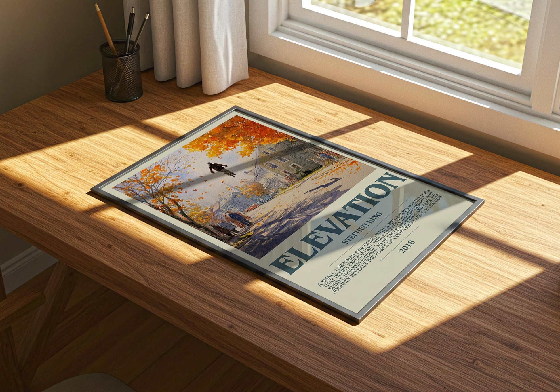 Elevation by Stephen King | Descriptive Book Poster | Modern