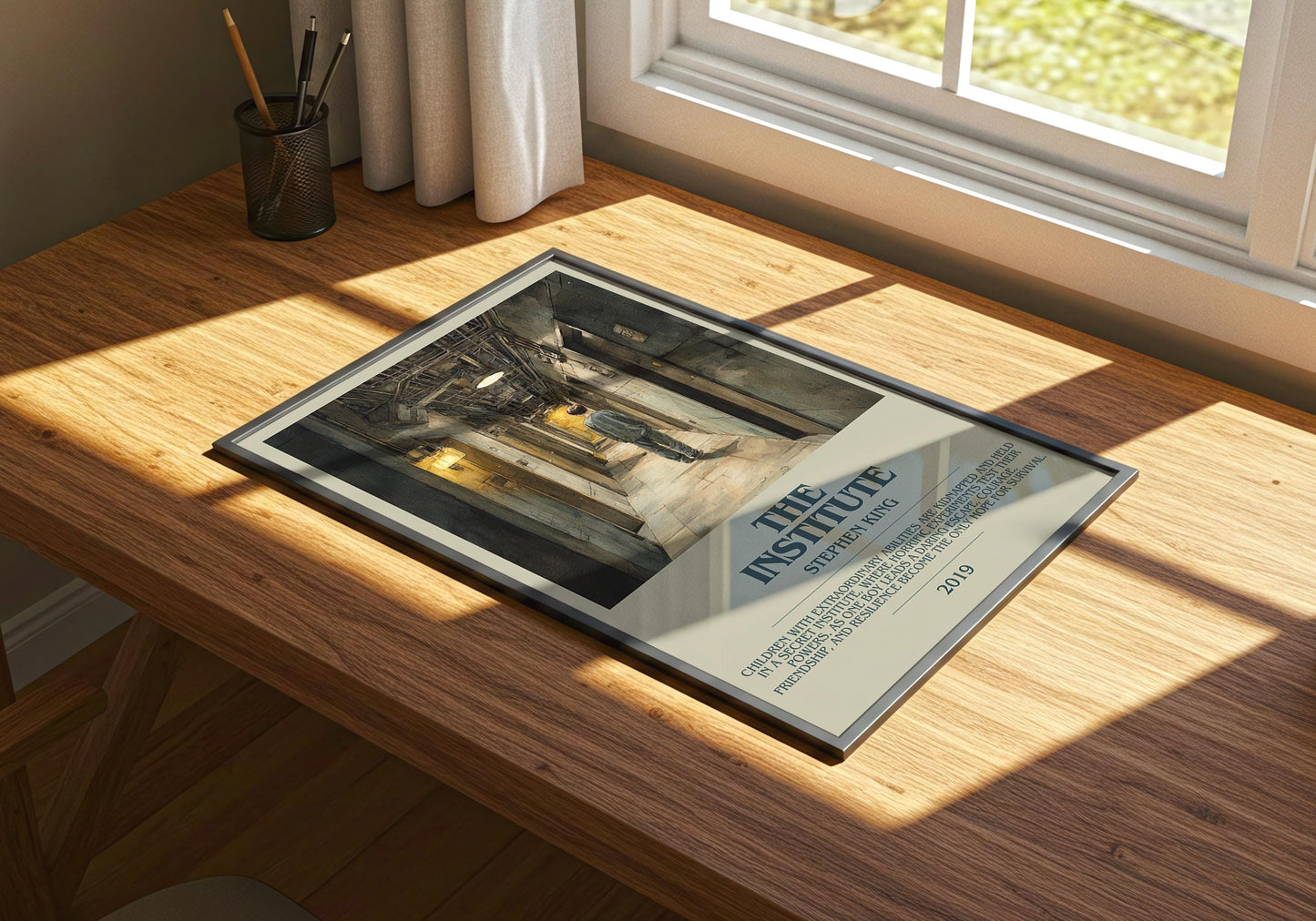 The Institute by Stephen King | Descriptive Book Poster | Modern