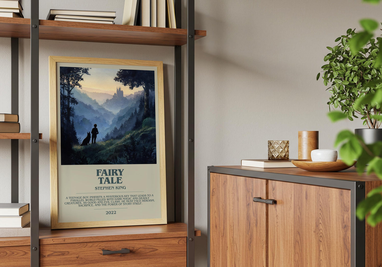 Fairy Tale by Stephen King | Descriptive Book Poster | Modern