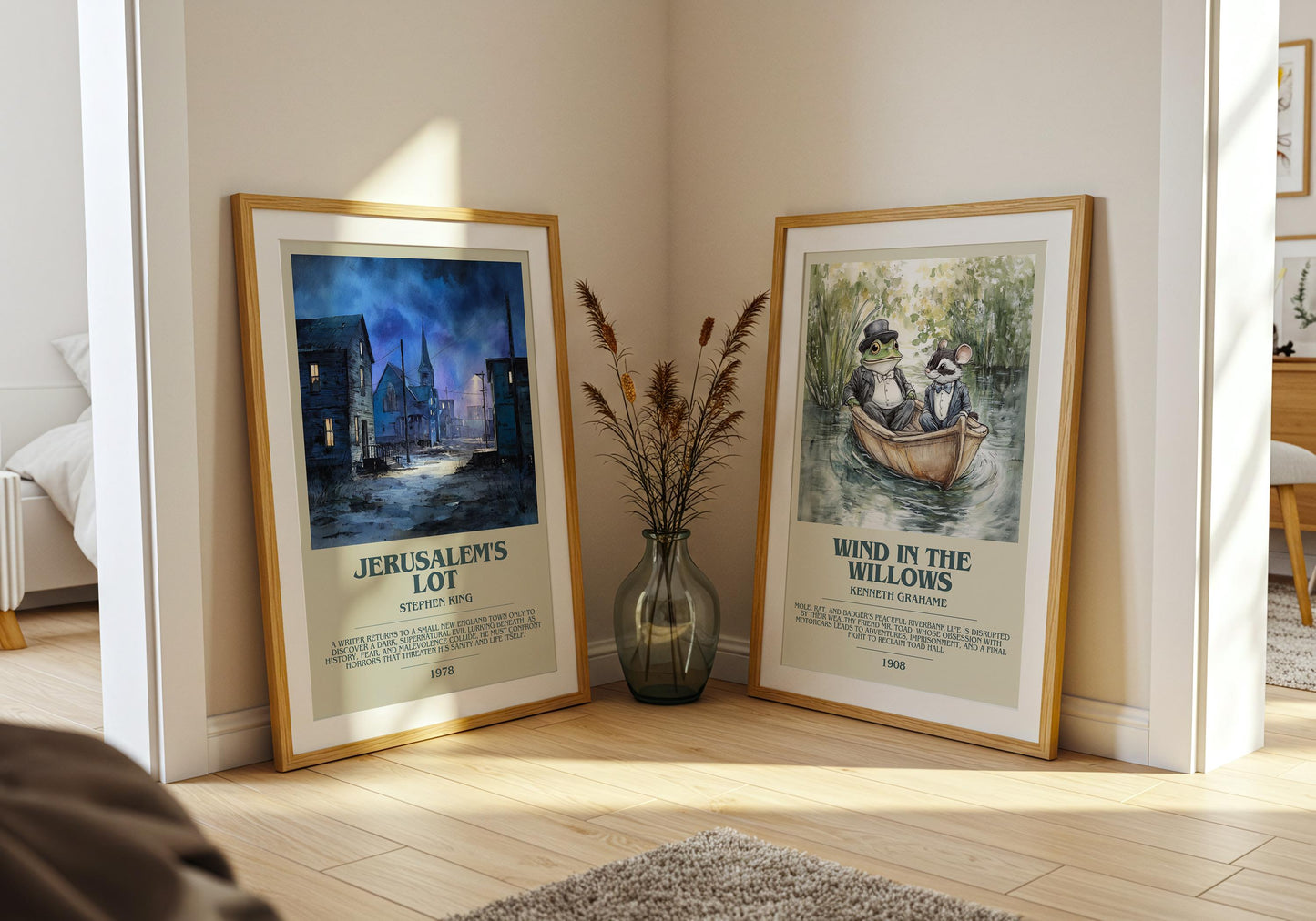 Jerusalem's Lot by Stephen King | Descriptive Book Poster | Modern