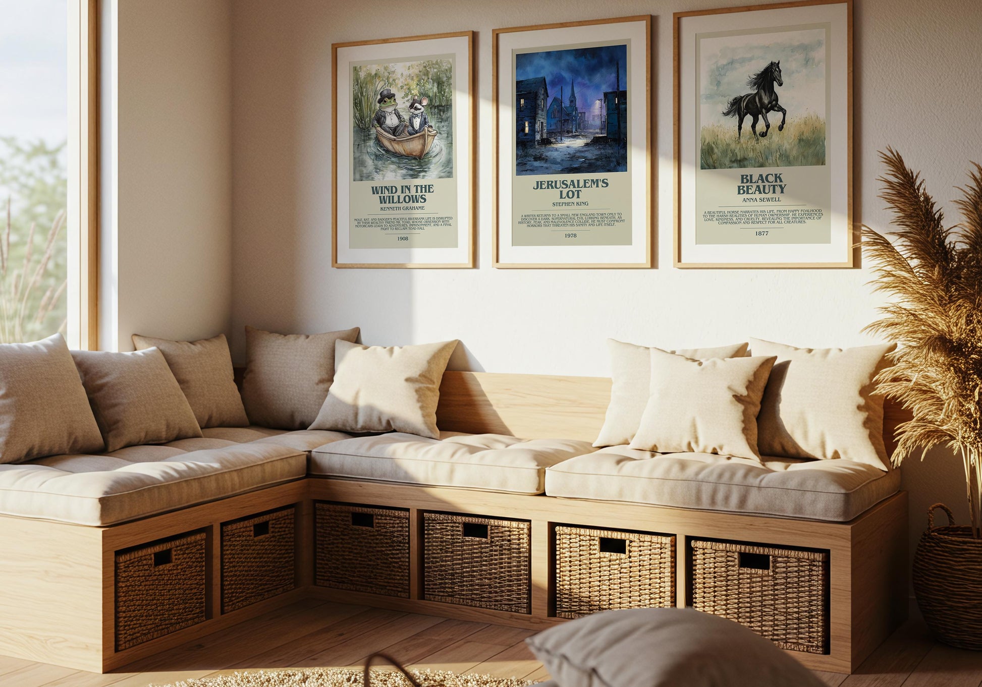 Jerusalem's Lot by Stephen King | Descriptive Book Poster | Modern