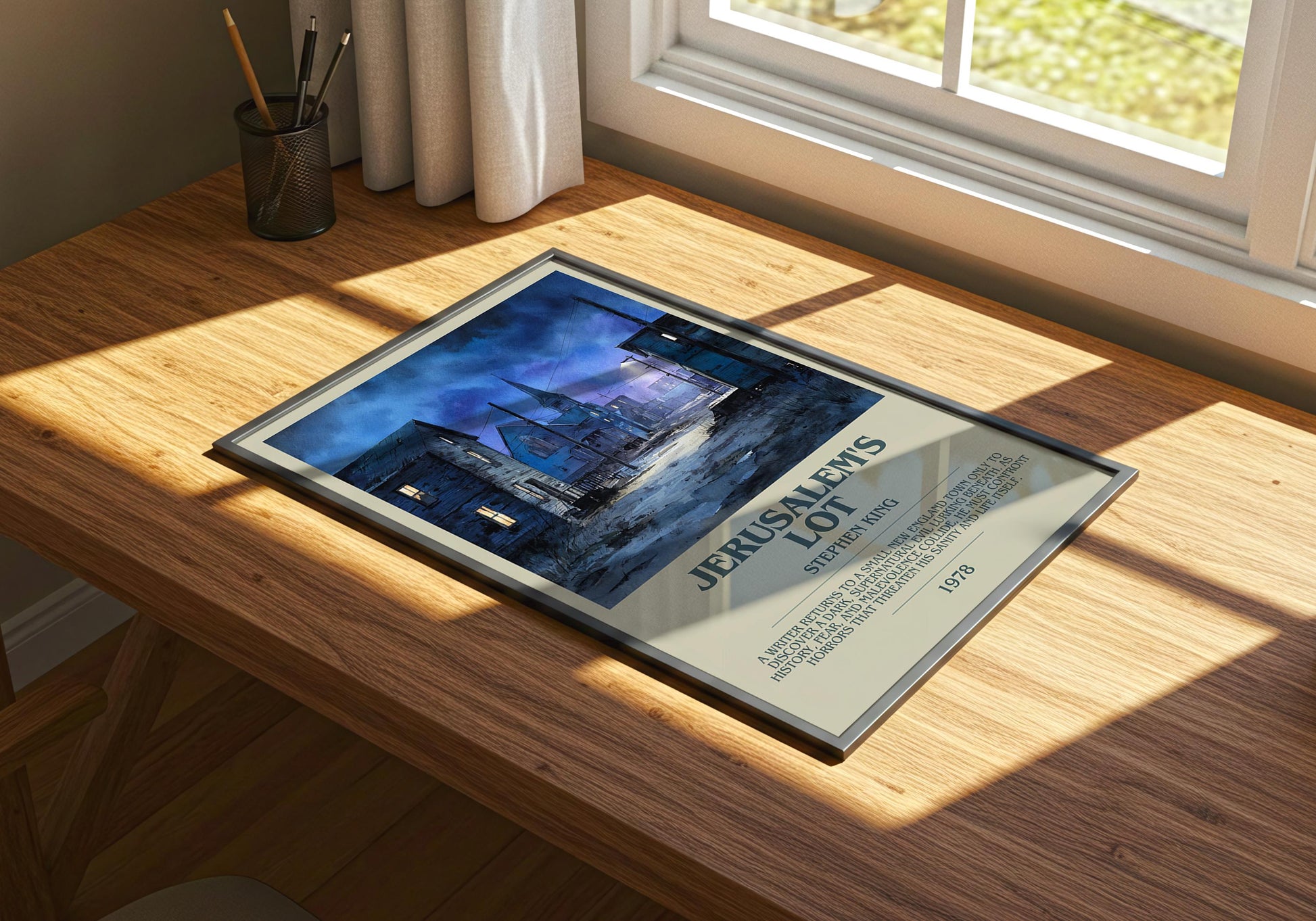 Jerusalem's Lot by Stephen King | Descriptive Book Poster | Modern