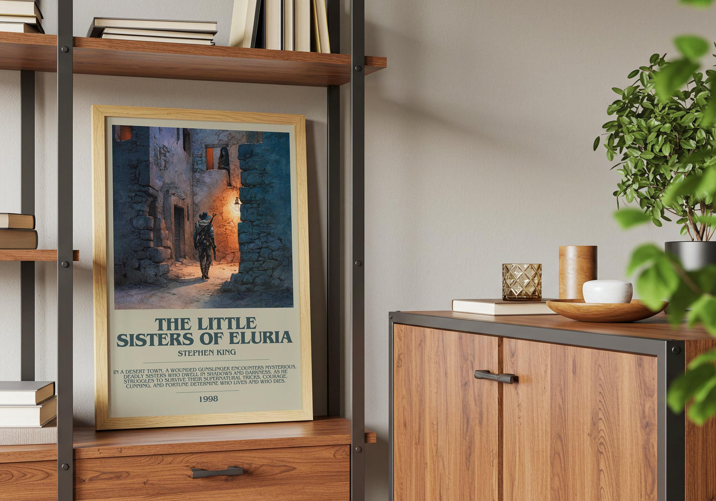 The Little Sisters Of Eluria by Stephen King | Descriptive Book Poster | Modern