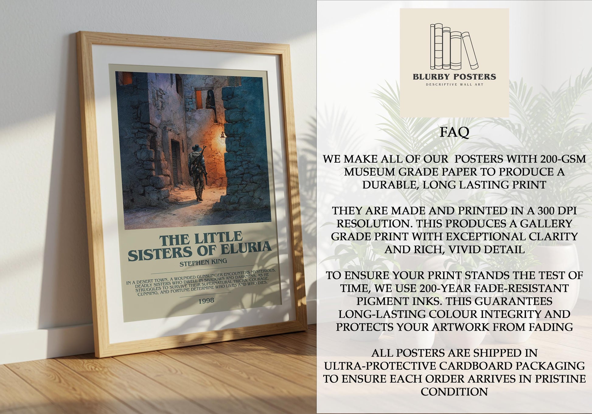 The Little Sisters Of Eluria by Stephen King | Descriptive Book Poster | Modern
