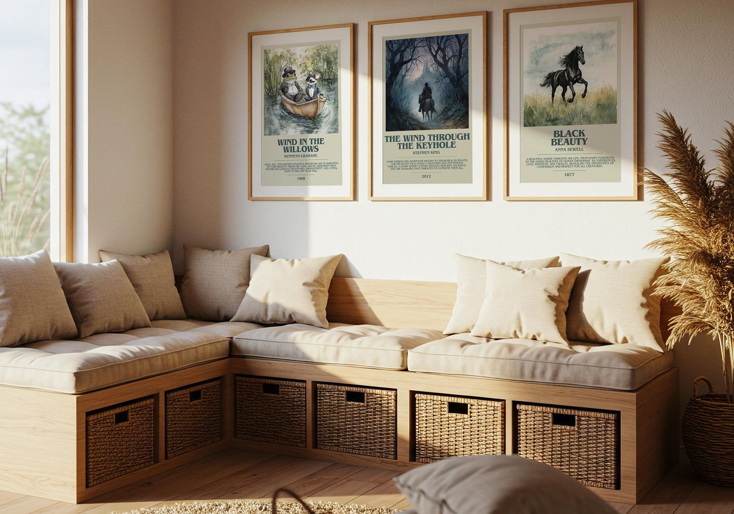 The Wind Through The Keyhole by Stephen King | Descriptive Book Poster | Modern